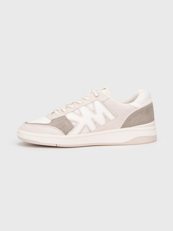 Leather and suede sneakers - 3