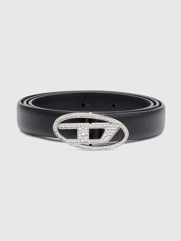 OVAL D LOGO B-1DR STRASS leather belt - 1