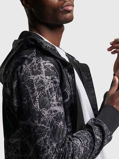 CODE TECH jacket with print and logo detail - 5