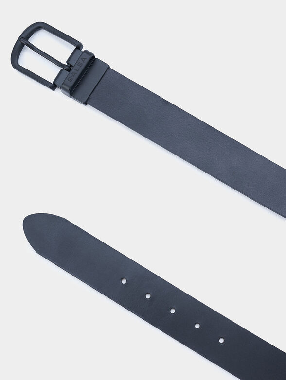 Reversible leather belt - 3