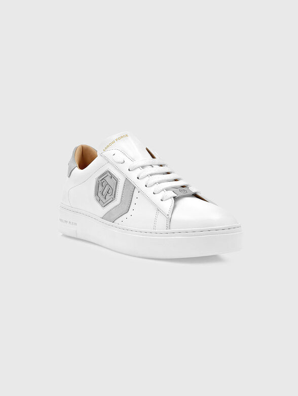 Leather shoes with logo detail - 2