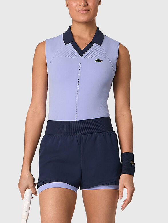 Top with polo collar - 1