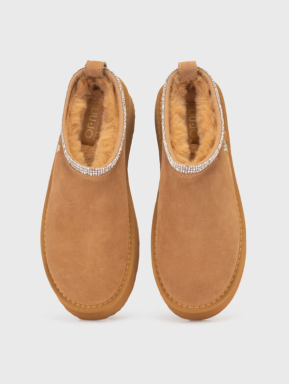 JANE 02 suede platform mules - 6