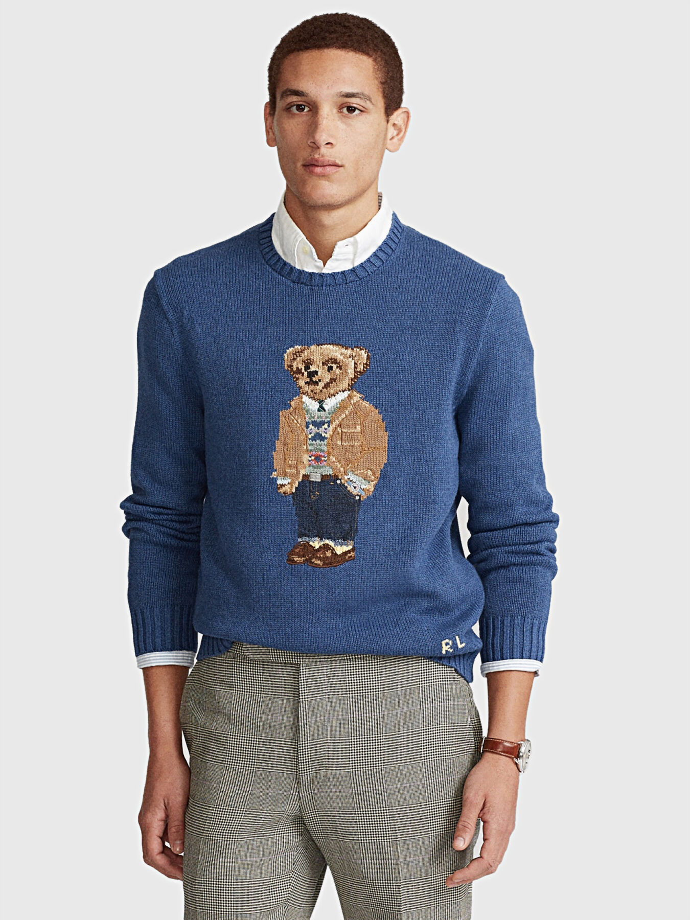 Mens ralph lauren teddy bear sweater online