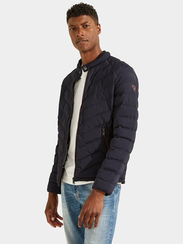 Black quilted jacket - 1