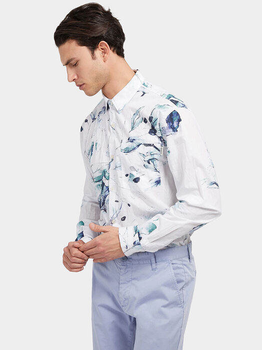 COLLINS shirt with floral print