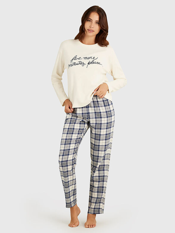 MIX & MATCH cotton pyjama top with print - 2
