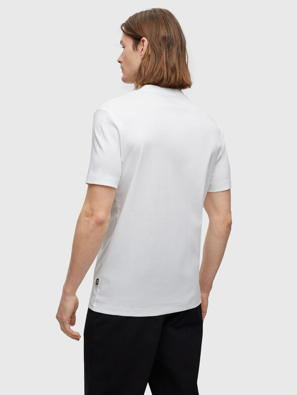 Black t-shirt with logo detail - 3