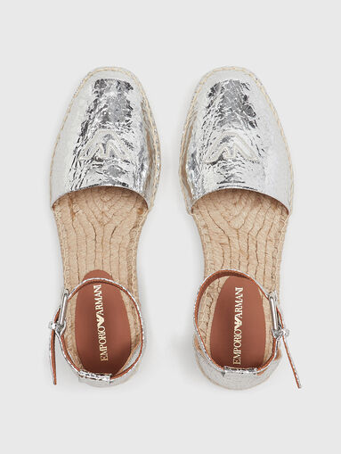 Leather espadrilles - 5