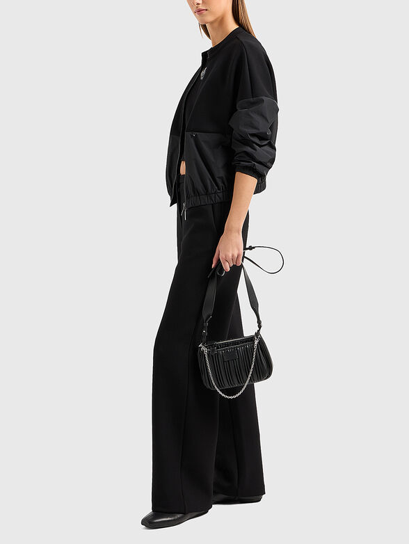 Black top with logo accent - 2