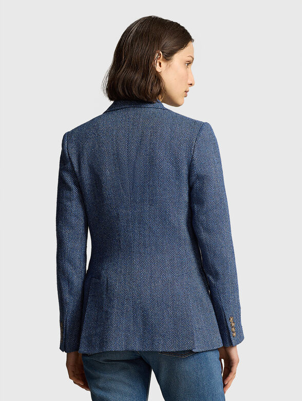 Herringbone blazer - 3