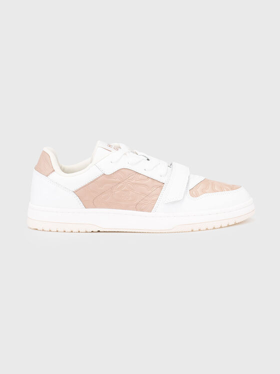 Спортни обувки с акцентни детайли и лого - 1