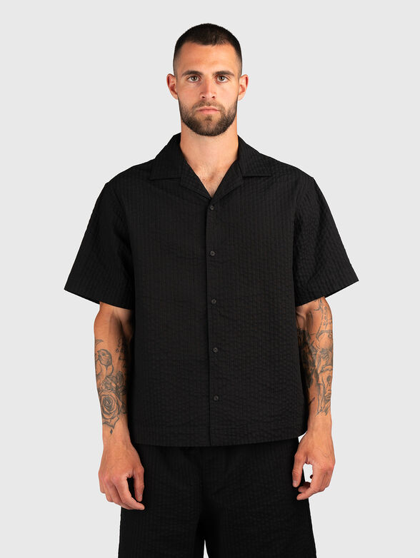 Short sleeved cotton shirt - 1