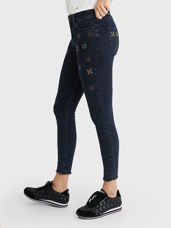 JULIETA Jeans with floral embroidery - 5