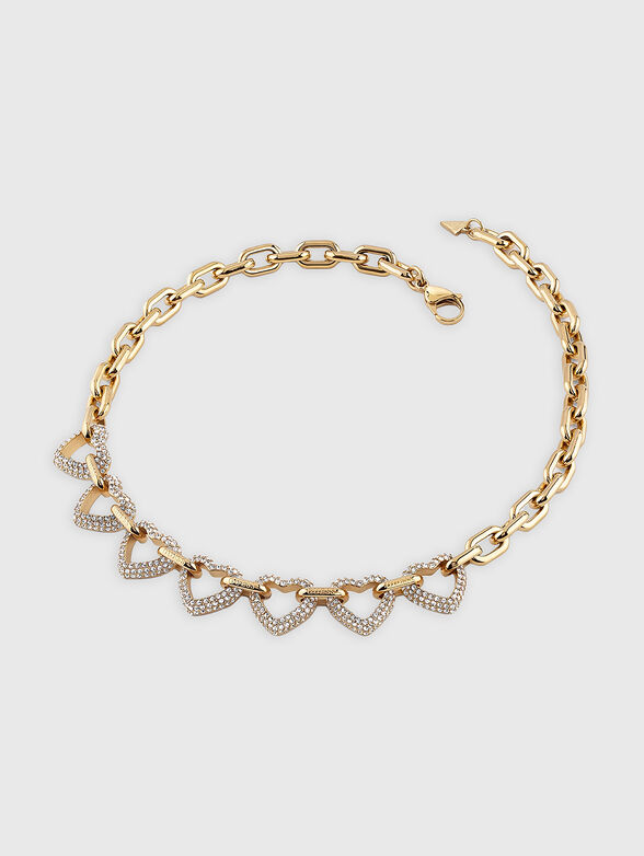 BELOVED necklace with rhinestones - 0