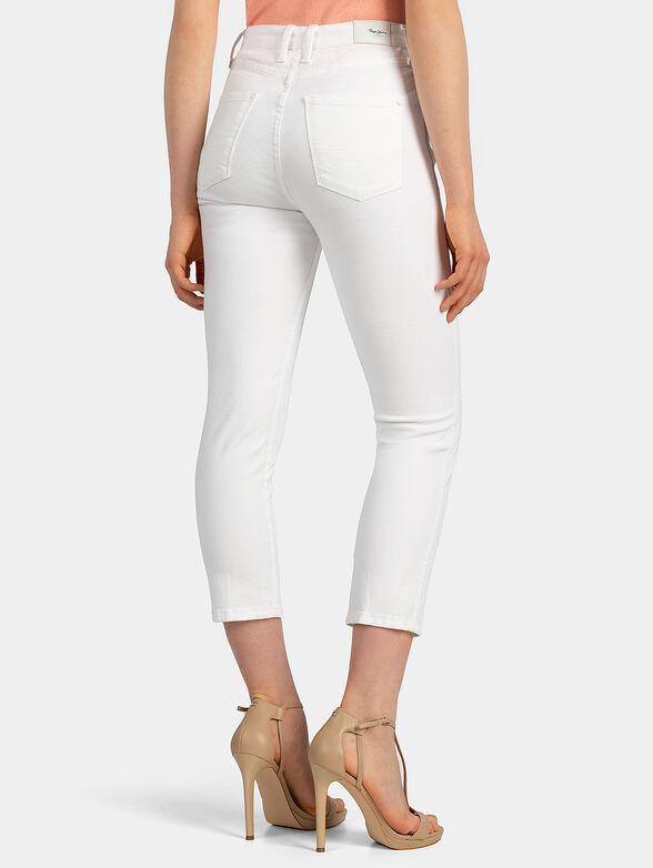 DION Cropped white jeans - 3