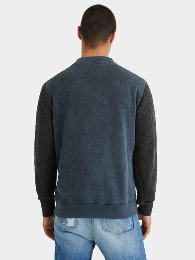 PAUL hybrid sweatshirt with knitted sleeves - 3