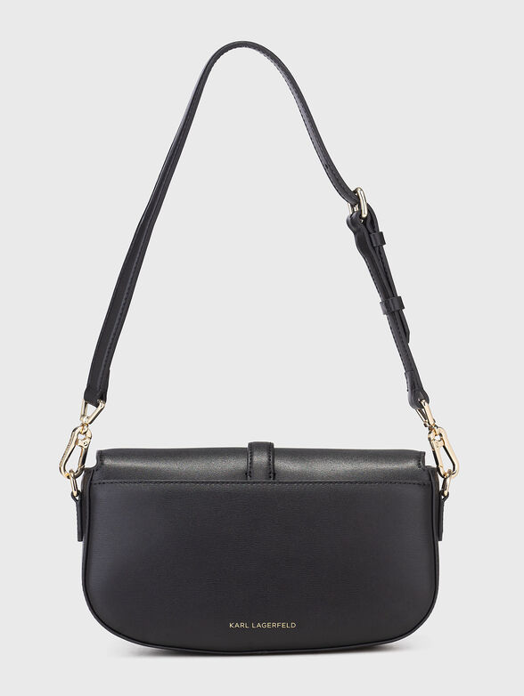 Leather crossbody bag with logo - 2