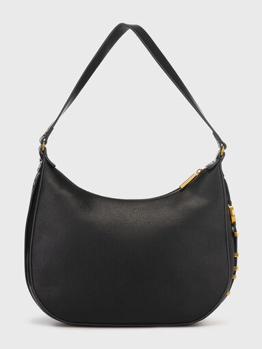 Hobo bag with logo accent - 3