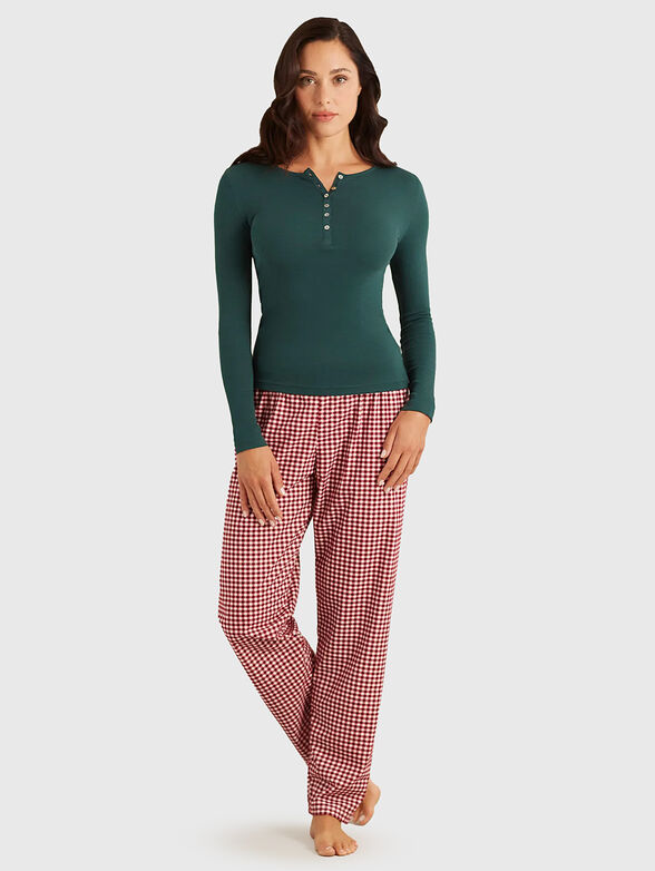 MIX & MATCH pajama bottom with checkered print - 4