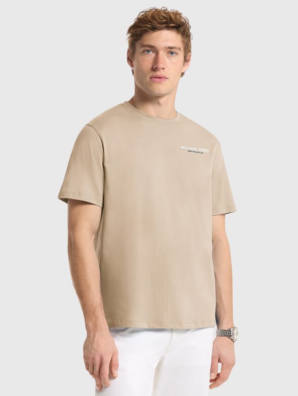 T-shirt with contrasting print - 1
