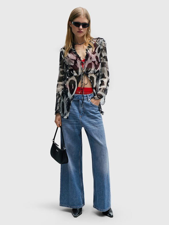 GALEVA wide-leg jeans - 4