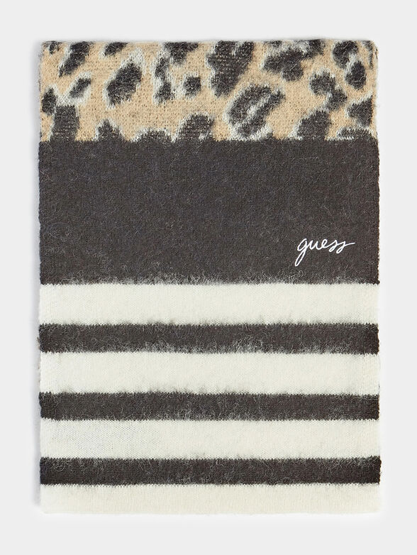 Scarf with animal print - 2