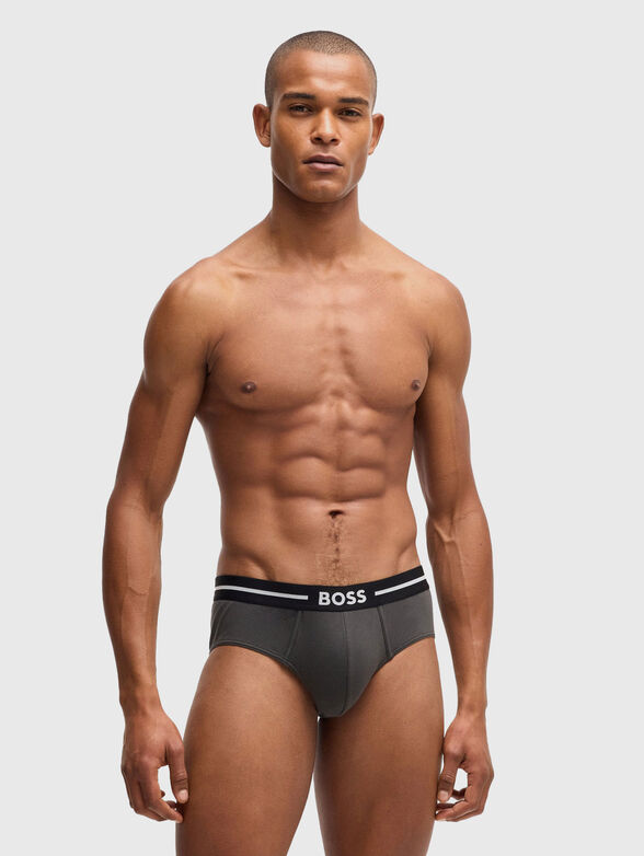 Set of three pairs of cotton briefs - 5