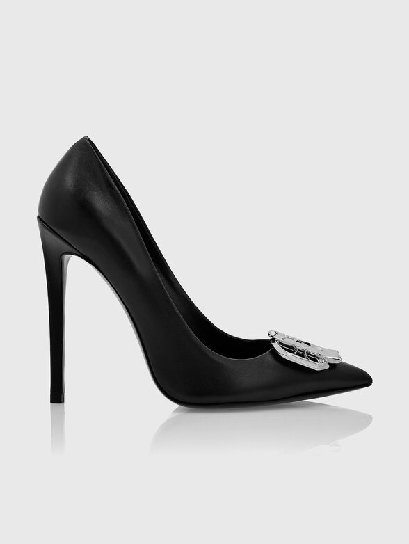 Leather heeled shoes - 1