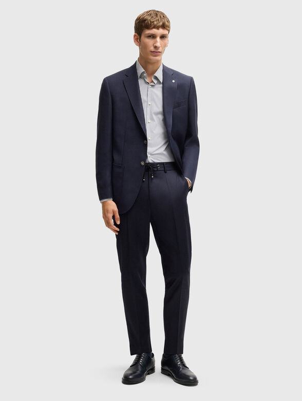 Slim blazer with double-breasted fastening - 2
