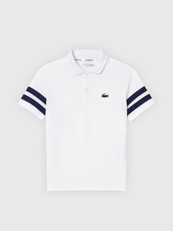 Polo shirt with contrasting stripes - 1