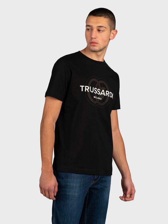 Black t-shirt with logo - 1