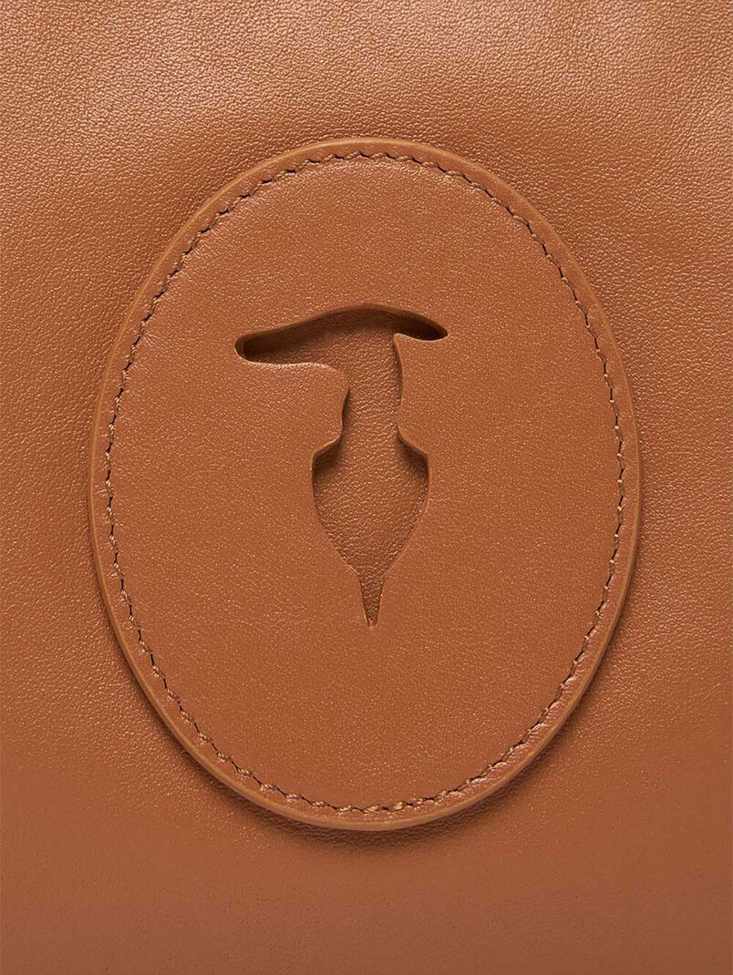 Leather bag with logo - 3