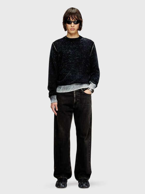 K-LARENCE-B cotton sweater with oval neckline - 1