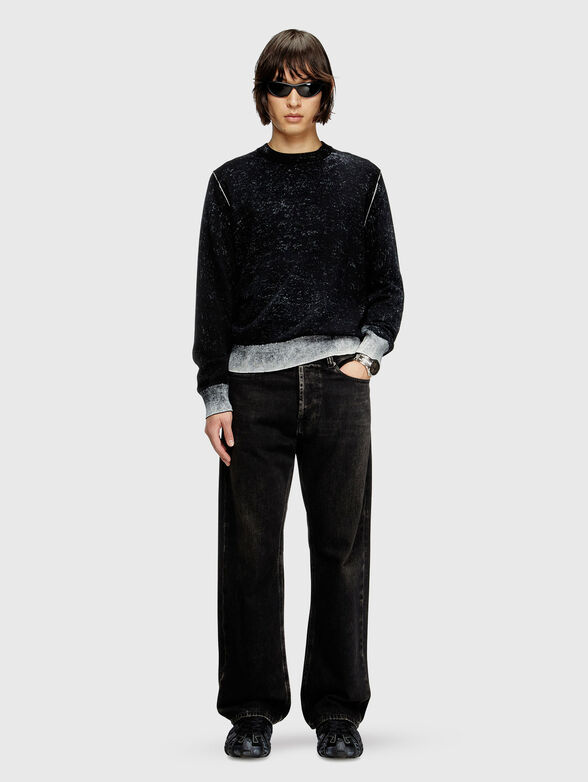 K-LARENCE-B cotton sweater with oval neckline - 1