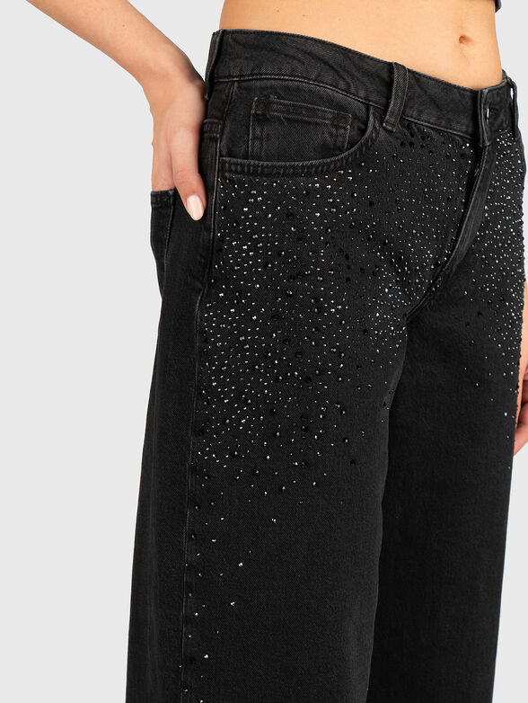 Jeans with rhinestones - 4