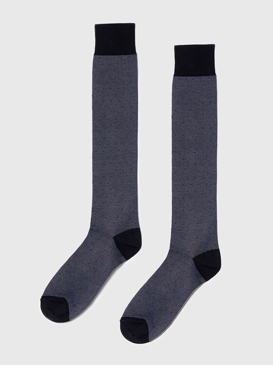 Дълги сини чорапи DAILY - 1