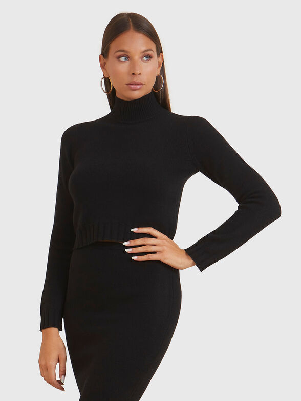 NATALIE cropped cashmere sweater  - 1