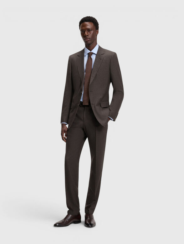 BOSS BY BECKHAM slim-fit trousers in wool blend - 4