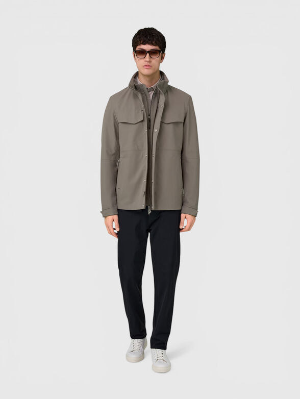 Transitional jacket with logo detail  - 2
