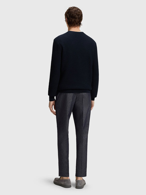 Knitted cotton sweater - 3