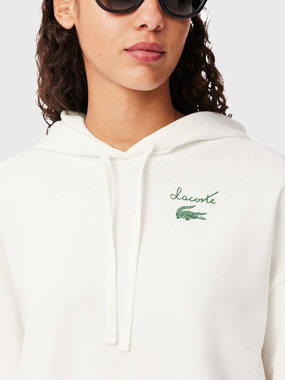 Sweatshirt with hood and logo - 4