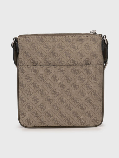 Textille crossbody bag with logo effect - 3