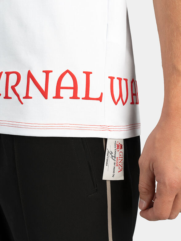 White cotton T-shirt - 3