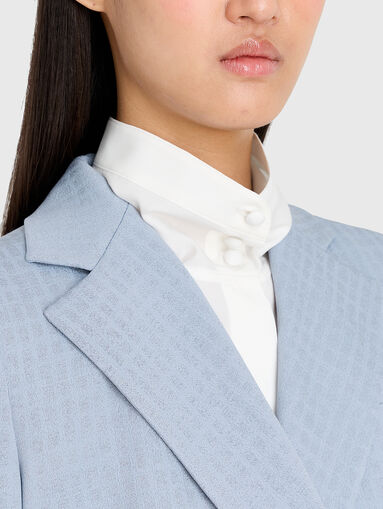 Jacket in blue with notched lapel - 5