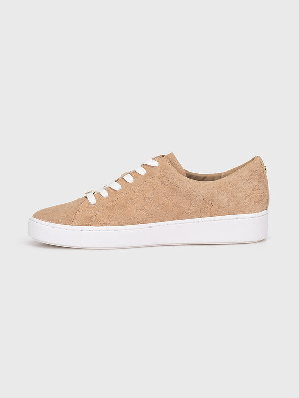 KEATON suede sneakers with logo effect - 4