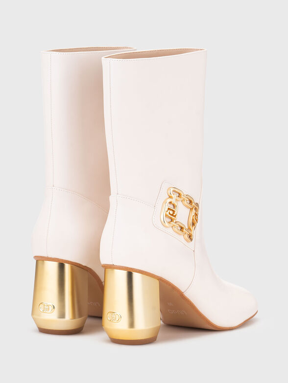 SAMY 05 nappa leather heeled ankle boots - 3