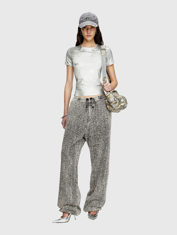 T-UNCUTIE-LONG-Q5 T-shirt with metallic effect - 2
