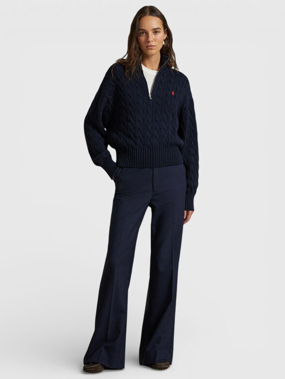 Sweater with zip collar - 2