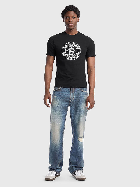 Cotton T-shirt with logo print - 2